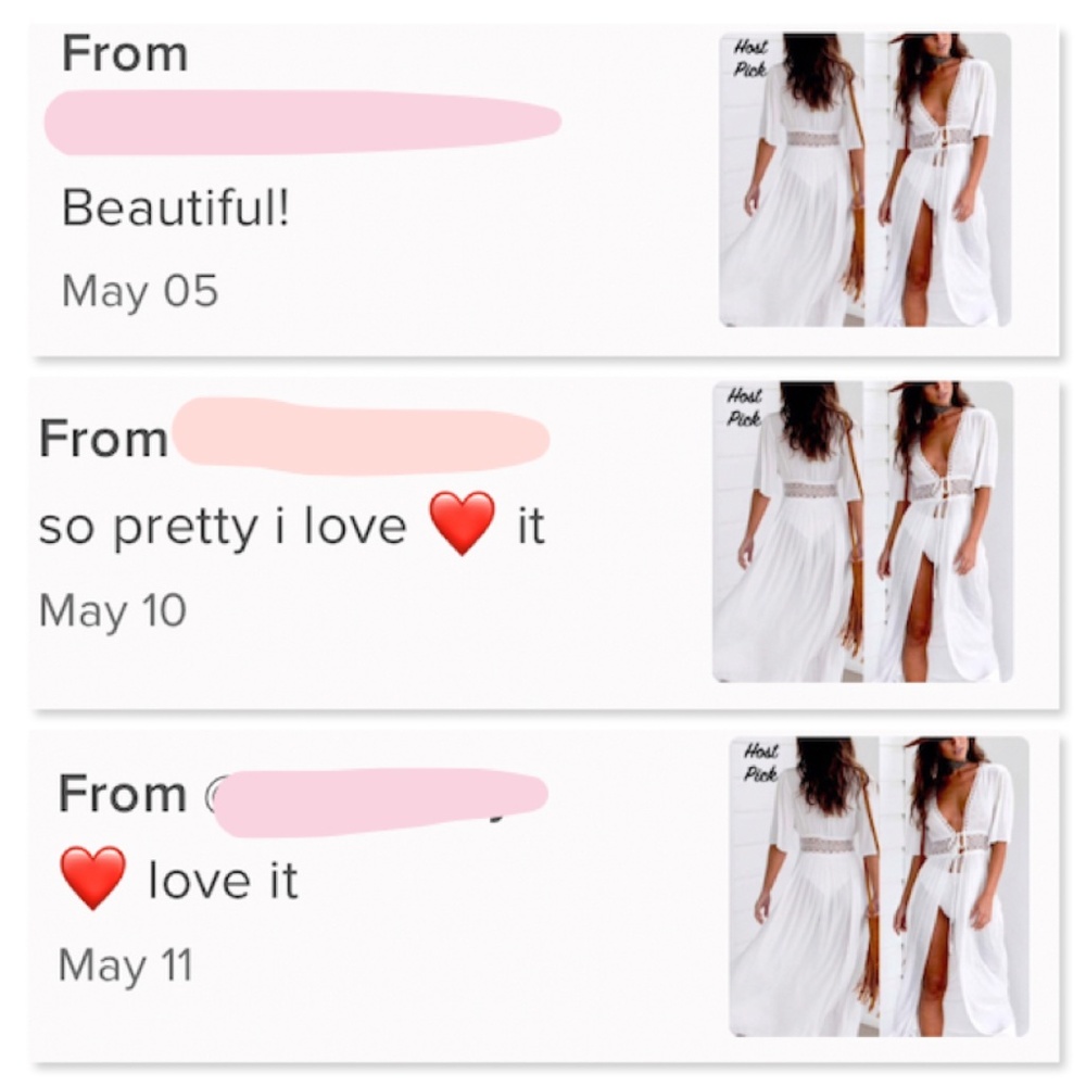 White Crochet Waist Beach Cover Up Tunic/Robe - Picture 15 of 16